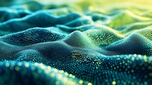 科技感粒子波浪抽象背景