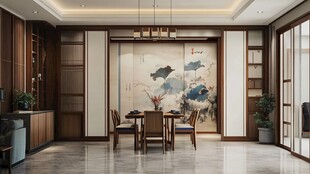 中式雅致餐厅空间设计