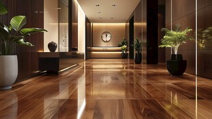 现代奢华大厅室内景观