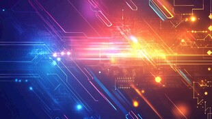 炫彩科技光线背景图