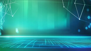 科技风幻彩抽象背景画面