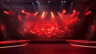 炫彩舞台灯光场景