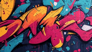 绚丽多彩的街头涂鸦艺术