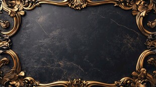 黑金奢华框架大理石背景