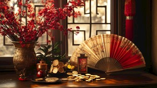 中式古风摆件营造典雅氛围