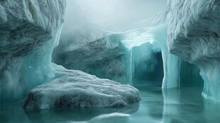 梦幻冰洞 静谧的冰雪世界