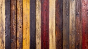 多彩木质条纹墙面纹理