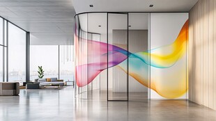 现代灵动艺术风办公空间