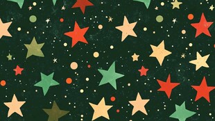 多彩星星背景图案