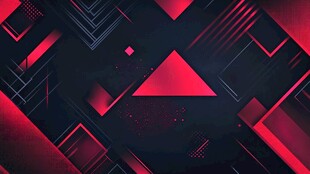 红黑几何抽象炫酷背景图