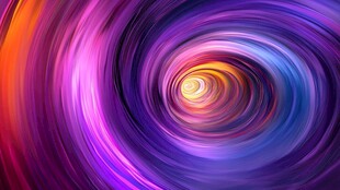 绚丽色彩漩涡抽象背景图