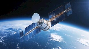 太空卫星翱翔地球之上