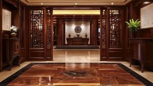 中式奢华大厅室内装饰风采
