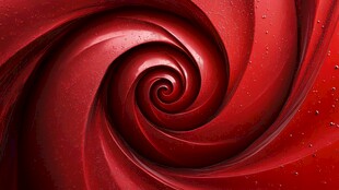 红色旋涡纹理艺术图案