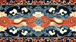 传统中式古典花纹图案