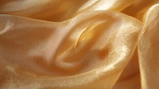 金黄丝绸 丝滑质感呈现