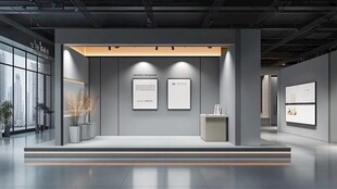 现代简约风艺术展厅空间
