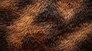 动物毛皮纹理特写