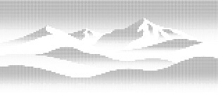 点状山