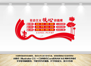 核心价值观文化墙