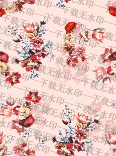 水彩花