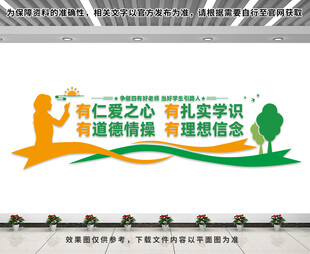 四有好老师文化墙