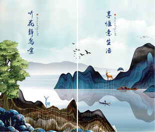 装饰画展板