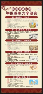 中医养生知识展架