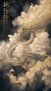 云中祥龙气势非凡