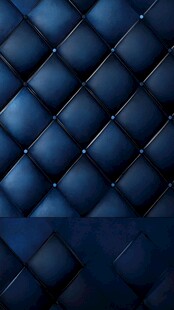 深蓝色菱格纹皮革纹理