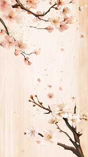 春日烂漫樱花绽放图景