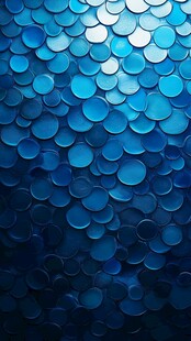 蓝色鳞片质感背景纹理