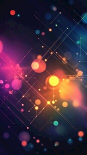 梦幻炫彩科技感背景图案