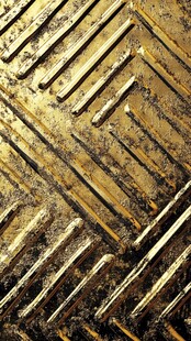 复古金属波纹纹理背景图