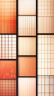 日式风格移门图案集合