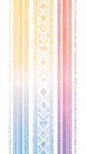 渐变几何条纹装饰图案