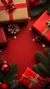 圣诞礼物与节日装饰摆件