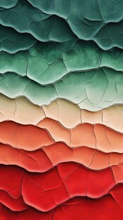 多彩波浪纹理艺术背景图