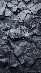 黑色岩石纹理背景画面