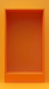 橙色空盒展示