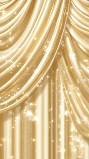 金色华丽闪耀舞台幕布