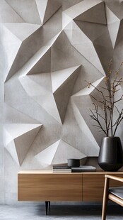 几何立体墙面家居装饰