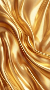 金色绸缎纹理背景