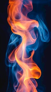 梦幻炫彩火焰艺术图像