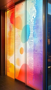 绚丽多彩的创意玻璃幕墙