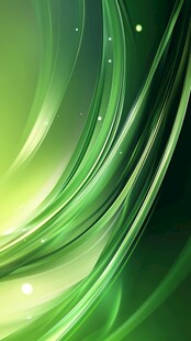 梦幻绿色动感线条背景图