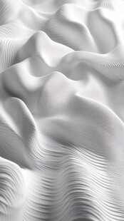 白色波浪纹理抽象图案