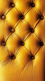 奢华金色皮革纽扣装饰纹理
