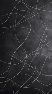 黑色背景上的白色曲线纹理