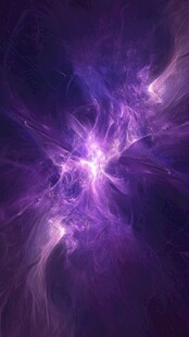 梦幻紫色宇宙能量爆发